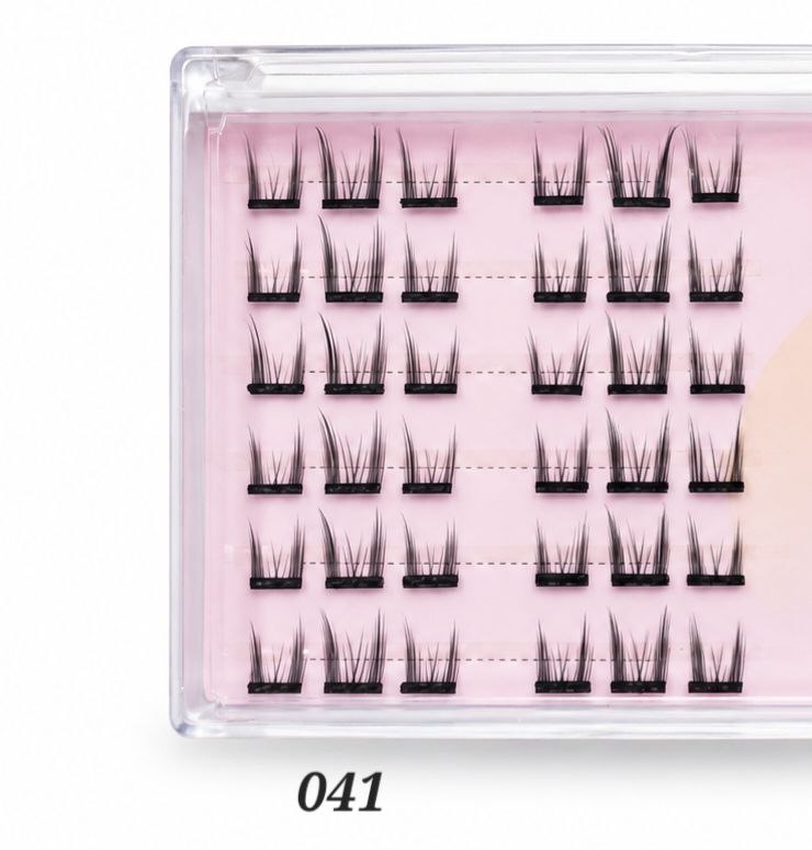 Ciglia a Ciuffo Auto Adesive Glamorous Lashes – Modello 41