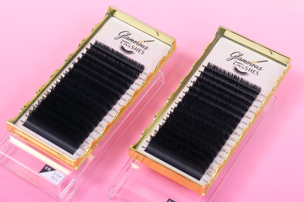 CIGLIA CLASSIC B / C / CC / D , 0,10 ; 0,15 ; 0,20 - 8-15mm Glamorous Lashes