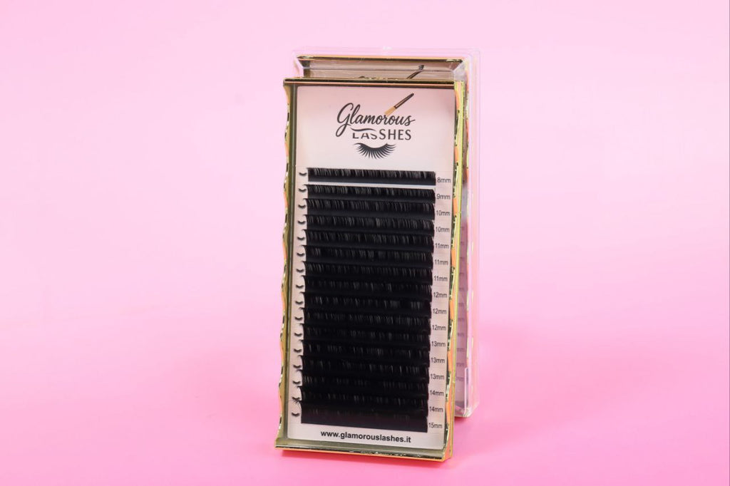 CIGLIA CLASSIC B / C / CC / D , 0,10 ; 0,15 ; 0,20 - 8-15mm Glamorous Lashes