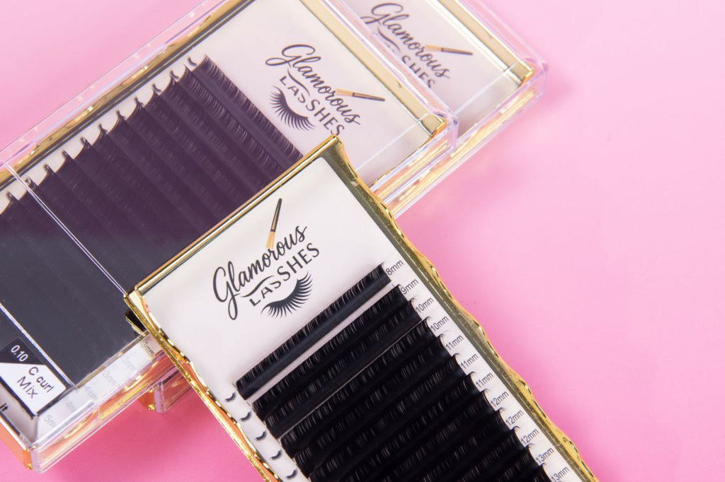 CIGLIA CLASSIC B / C / CC / D , 0,10 ; 0,15 ; 0,20 - 8-15mm Glamorous Lashes