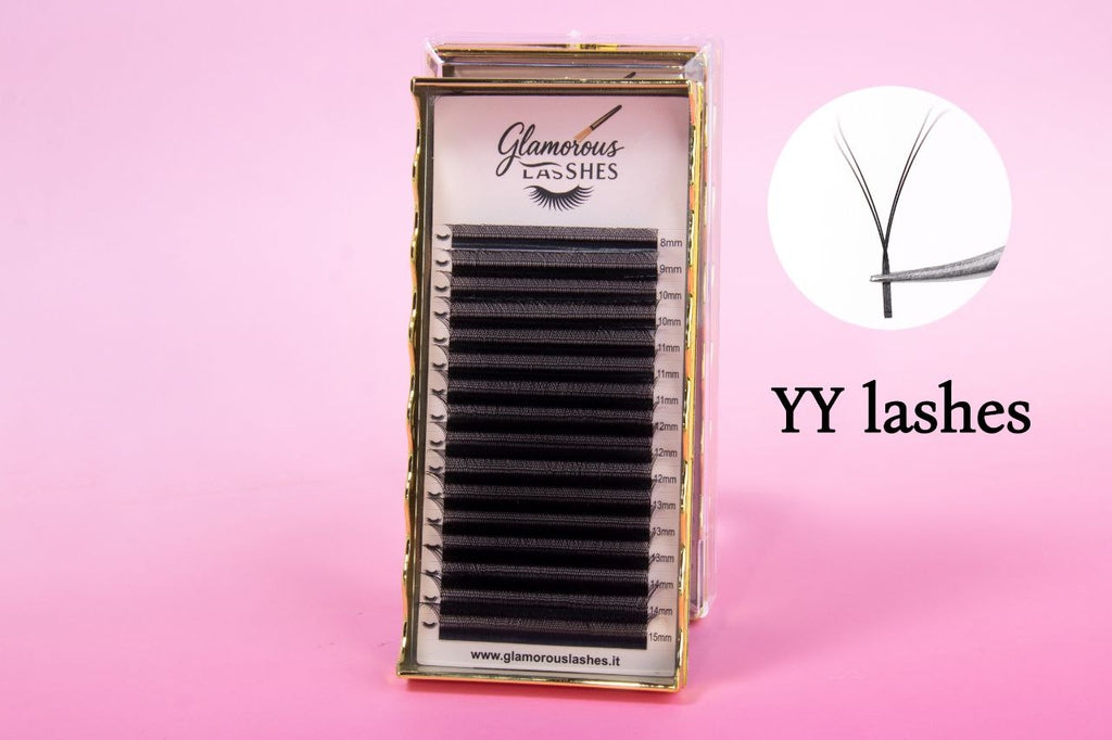 CIGLIA YY LASHES B / C /CC /D ; 0,05 ; 0,07 - 8-15mm Glamorous Lashes