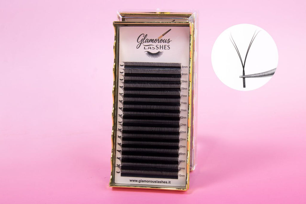 CIGLIA YY LASHES B / C /CC /D ; 0,05 ; 0,07 - 8-15mm Glamorous Lashes