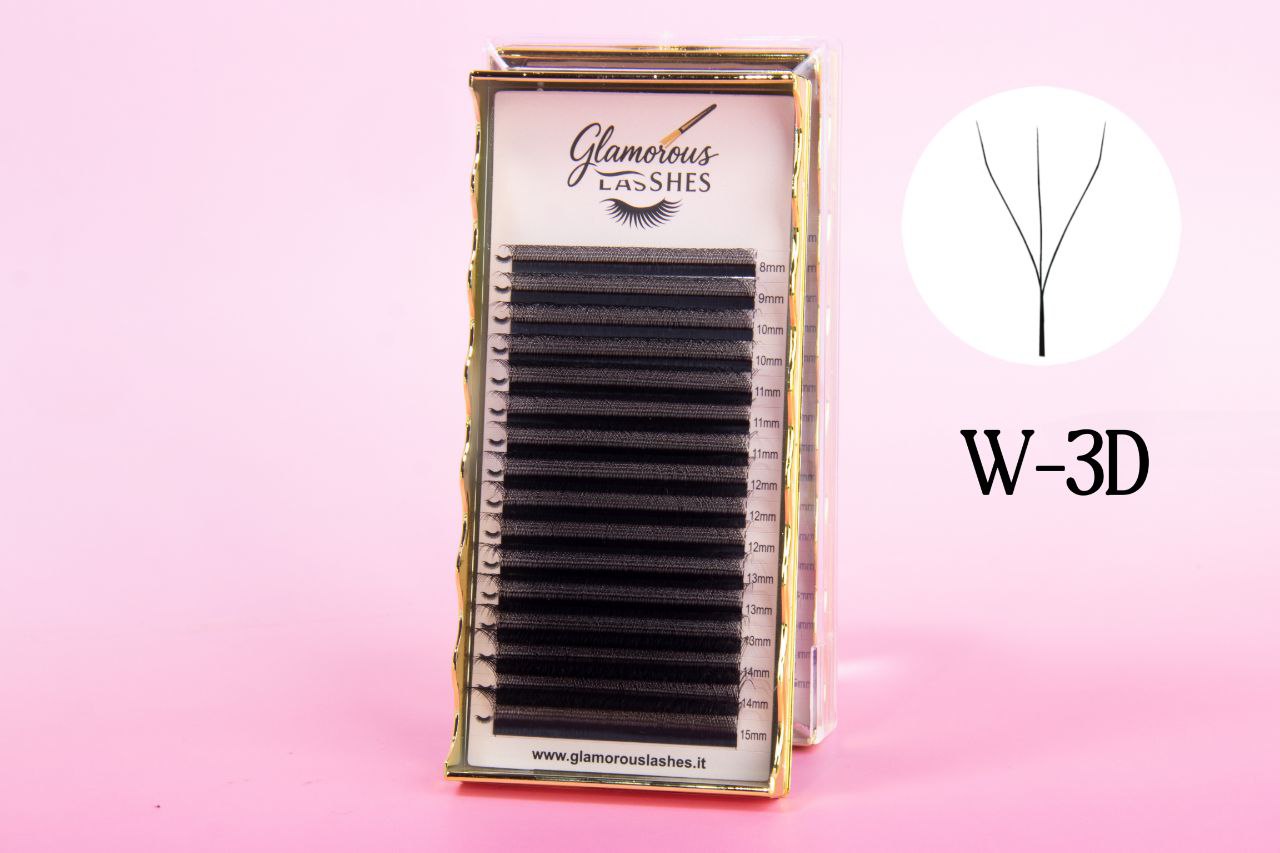 CIGLIA W-3D B / C / CC / D - 0,05 ; 8-15mm Glamorous Lashes