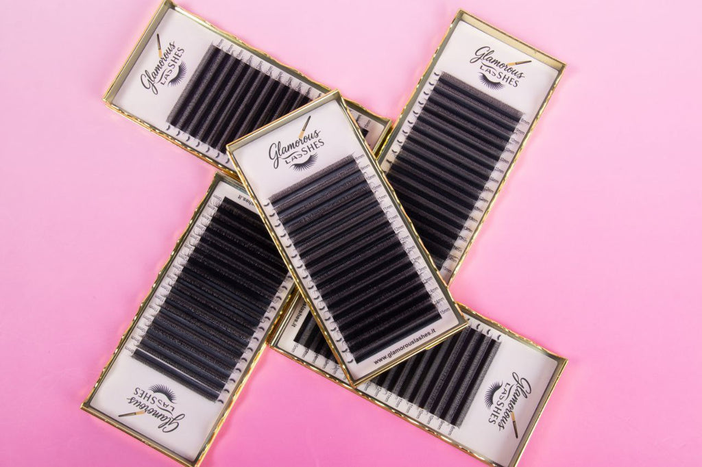 CIGLIA W-4D B / C / CC / D ; 0,07  8-15mm Glamorous Lashes