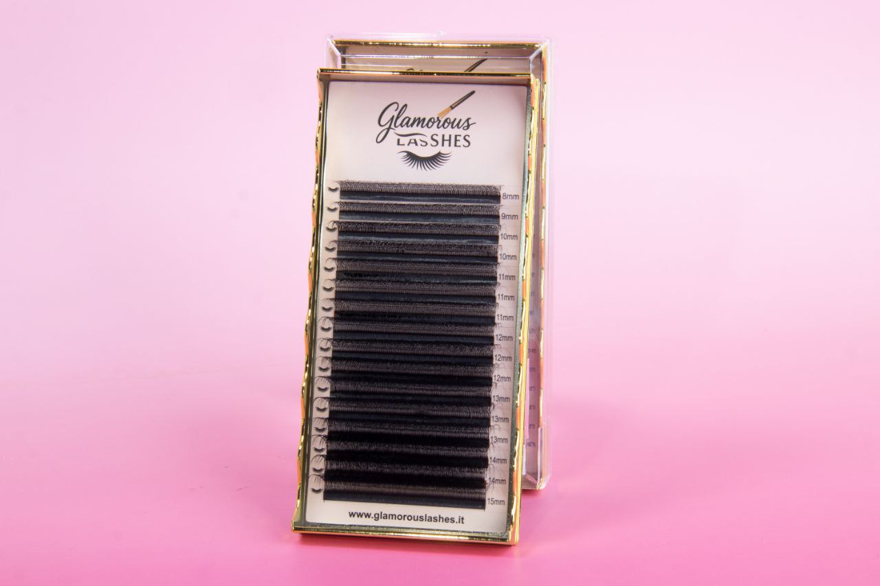 CIGLIA W-4D B / C / CC / D ; 0,07  8-15mm Glamorous Lashes