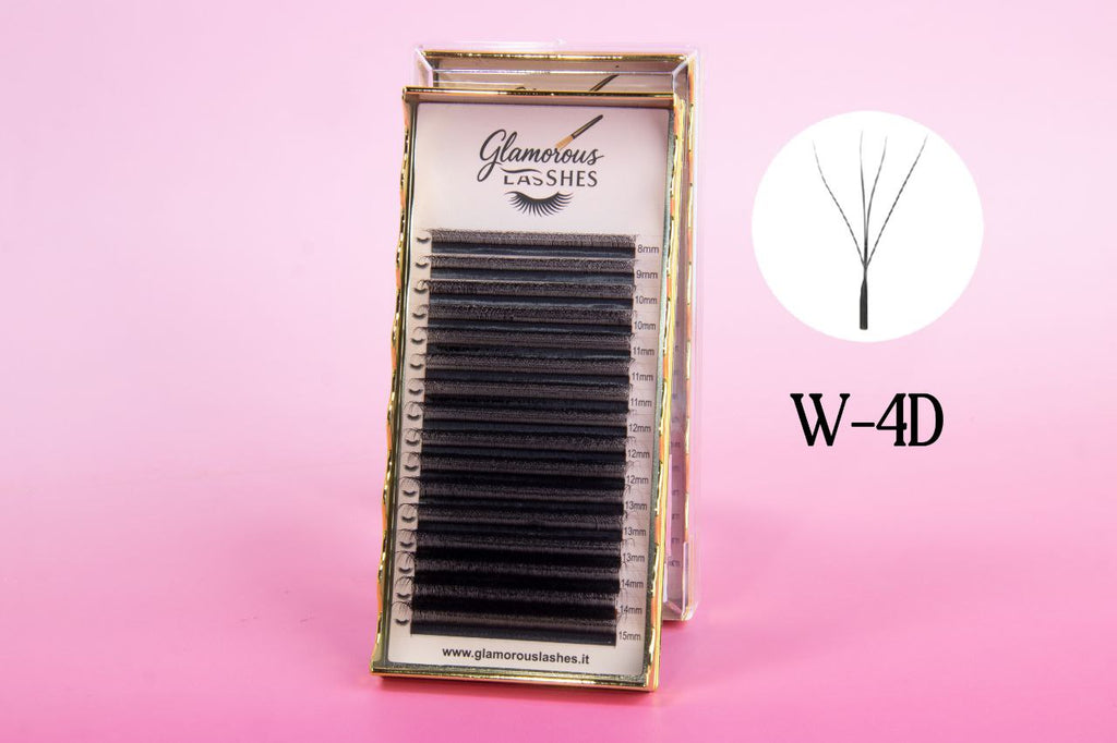 CIGLIA W-4D B / C / CC / D ; 0,07  8-15mm Glamorous Lashes