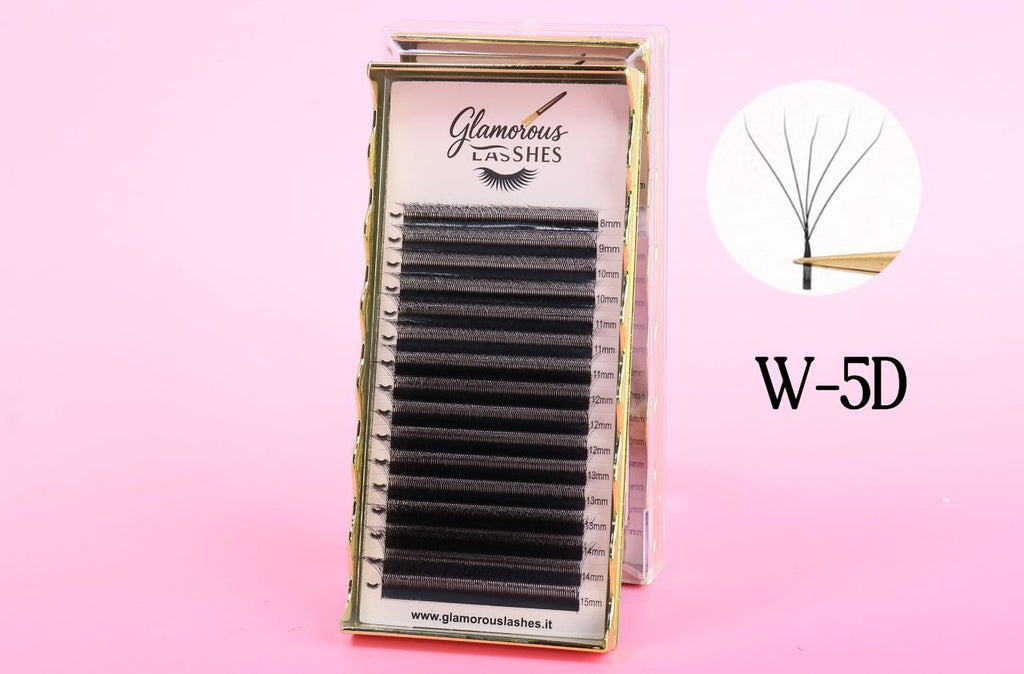 CIGLIA W-5D B / C / CC / D ; 0,07  8-15mm Glamorous Lashes