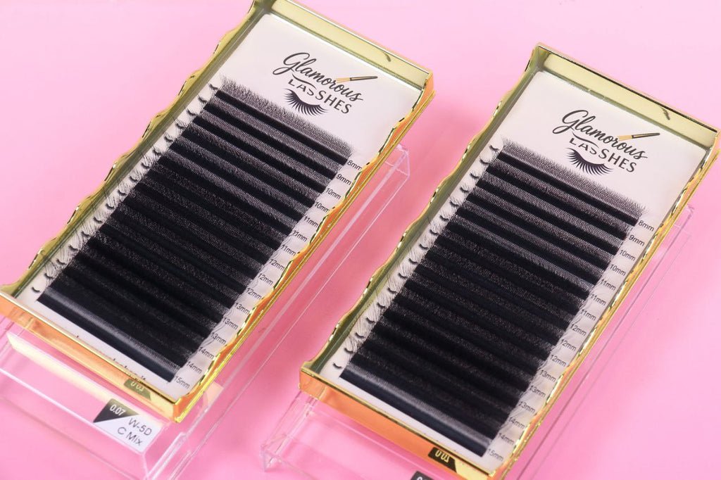 CIGLIA W-5D B / C / CC / D ; 0,07  8-15mm Glamorous Lashes
