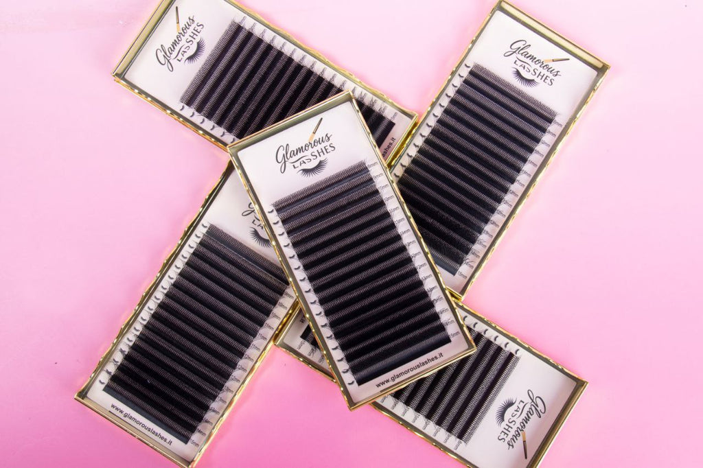 CIGLIA W-8P B / C / CC / D ; 0,07  8-15mm Glamorous Lashes