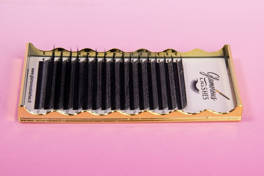 CIGLIA W-6P B / C / CC / D ; 0,07  8-15mm Glamorous Lashes