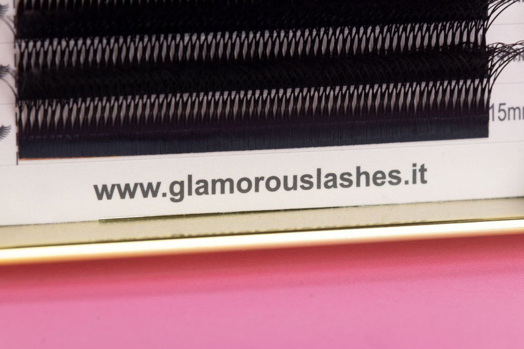 CIGLIA W-8P B / C / CC / D ; 0,07  8-15mm Glamorous Lashes