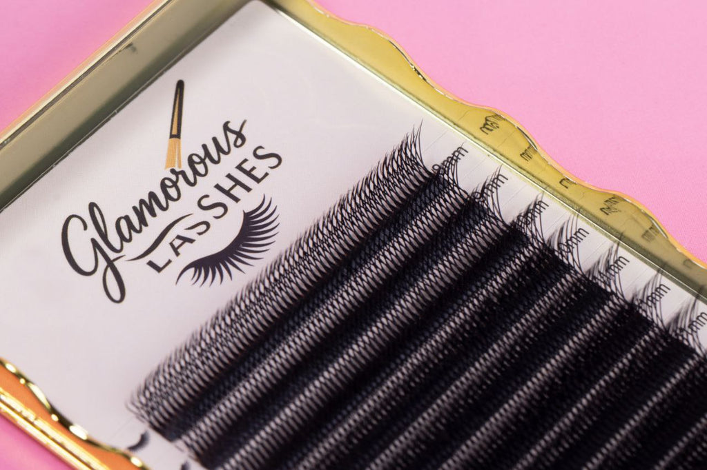 CIGLIA W-6P B / C / CC / D ; 0,07  8-15mm Glamorous Lashes