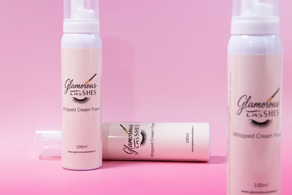 WHIPPED CREAM FOAM Mousse Extension 100ml Glamorous Lashes
