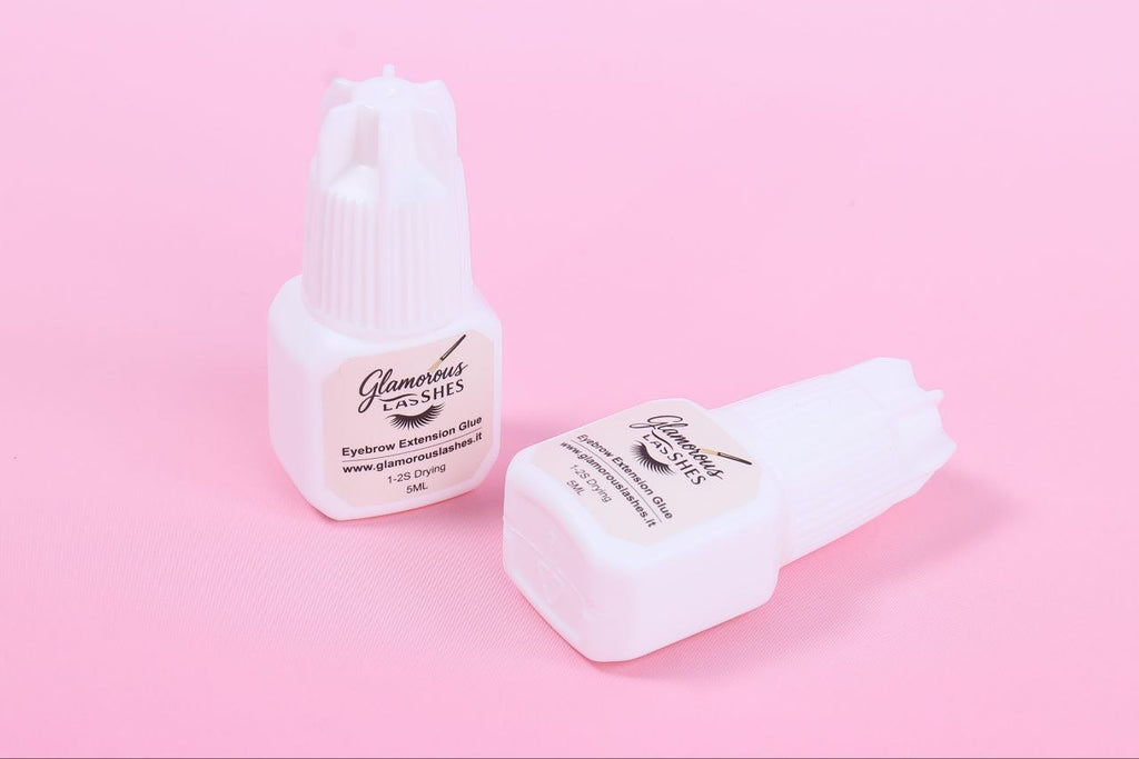 COLLA PER EXTENSION SOPRACCIGLIA Clear 1-2 secondi  5ml Glamorous Lashes