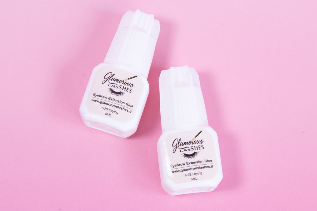 COLLA PER EXTENSION SOPRACCIGLIA Clear 1-2 secondi  5ml Glamorous Lashes