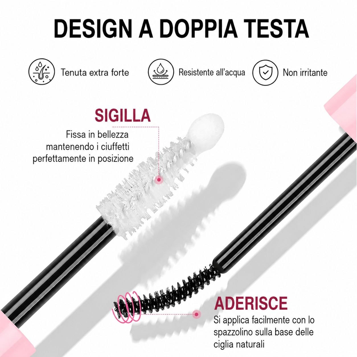Kit Ciglia a Ciuffetti Cluster Lash Mix 100D con Bond, Seal e Pinzetta