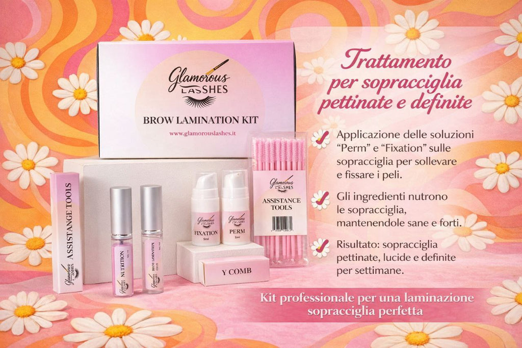KIT LAMINAZIONE SOPRACCIGLIA GLAMOROUS LASHES