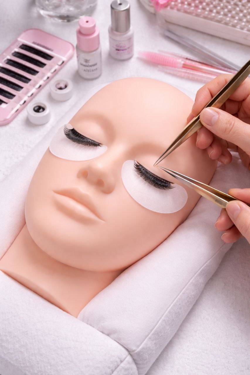 TRAINING MANNEQUIN HEAD - MANICHINO DI ALLENAMENTO PER EXTENSION CIGLIA Glamorous Lashes