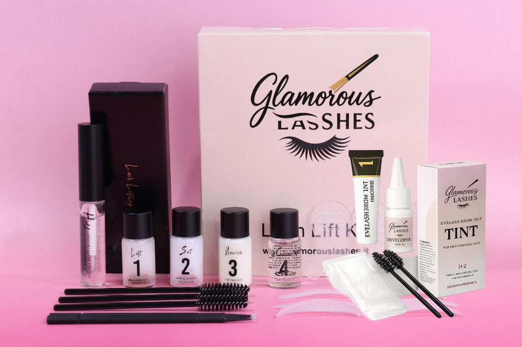KIT LAMINAZIONE CIGLIA COMPLETO DI TINTA