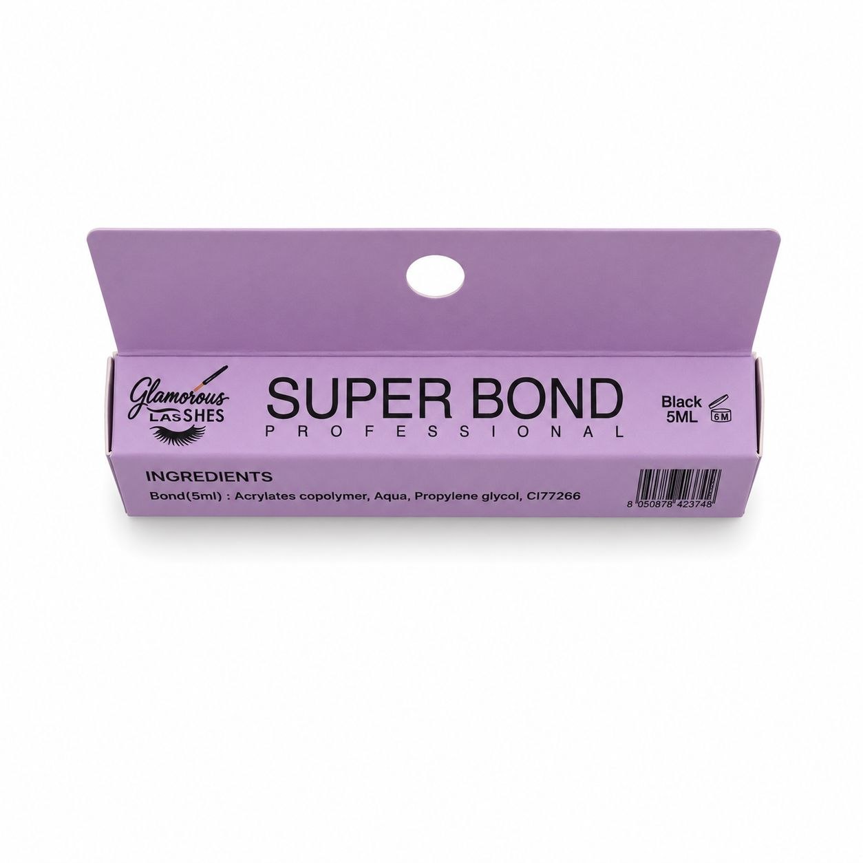 Super Bond Black Waterproof Lash Glue 5 ml – Glamorous Lashes