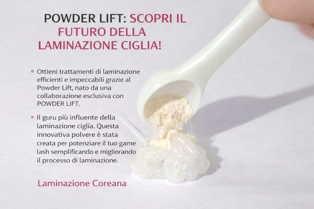 LASH LIFT POWDER MIX - COLLA IN POLVERE PER LAMINAZIONE COREANA Glamorous Lashes
