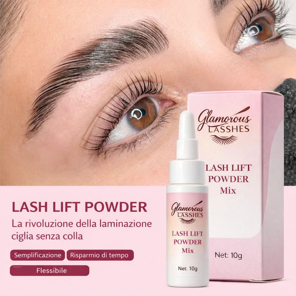 LASH LIFT POWDER MIX - COLLA IN POLVERE PER LAMINAZIONE COREANA Glamorous Lashes