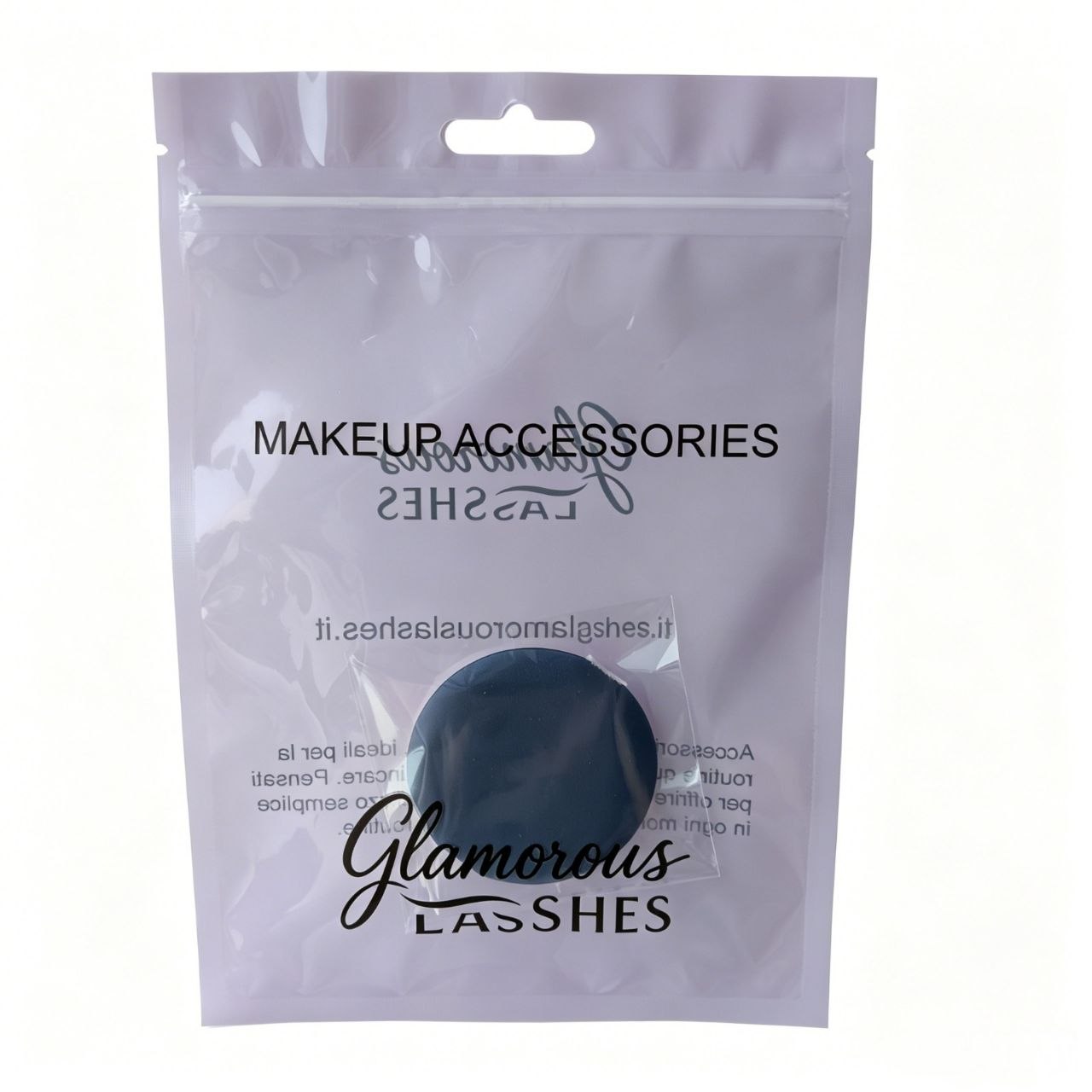 Puff Rotondo per Cipria e Polveri Glamorous Lashes