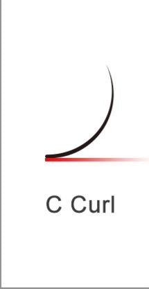 CIGLIA W-8P B / C / CC / D ; 0,07  8-15mm Glamorous Lashes