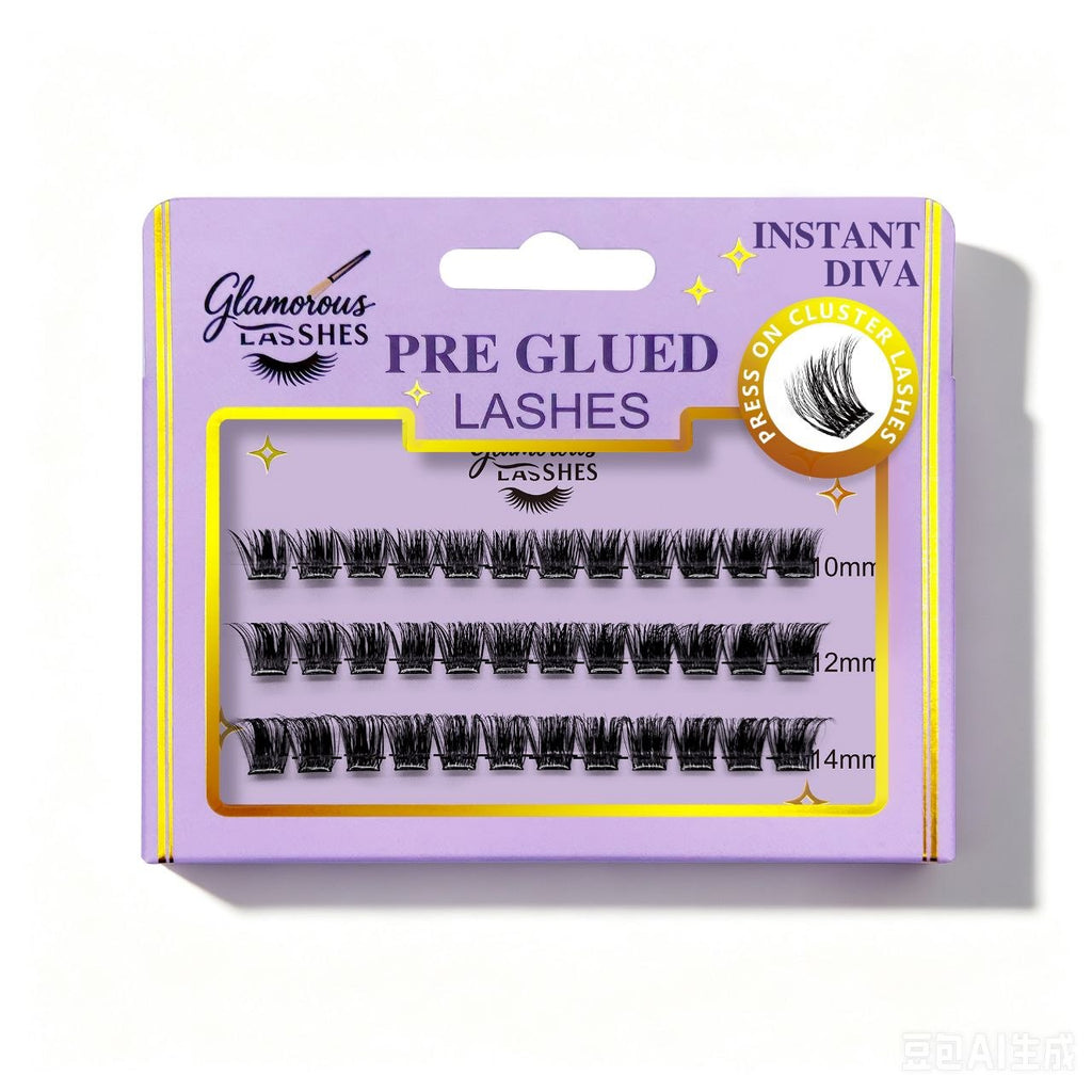 Ciuffetti Ciglia Autoadesivi – Instant Diva Pre Glued Lashes Glamorous Lashes