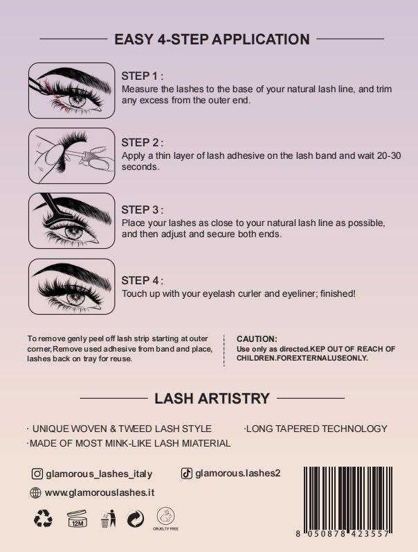Multipack Luxury Mink 3D Essentials – Ciglia Finte Effetto Naturale Glamorous Lashes
